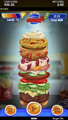 Beneficios de jugar Burger Win gratis